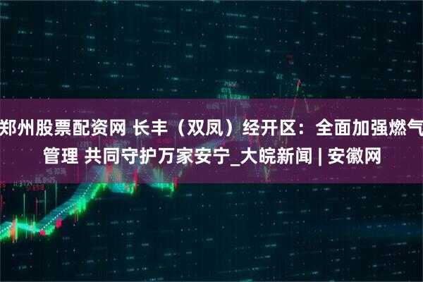 郑州股票配资网 长丰（双凤）经开区：全面加强燃气管理 共同守护万家安宁_大皖新闻 | 安徽网